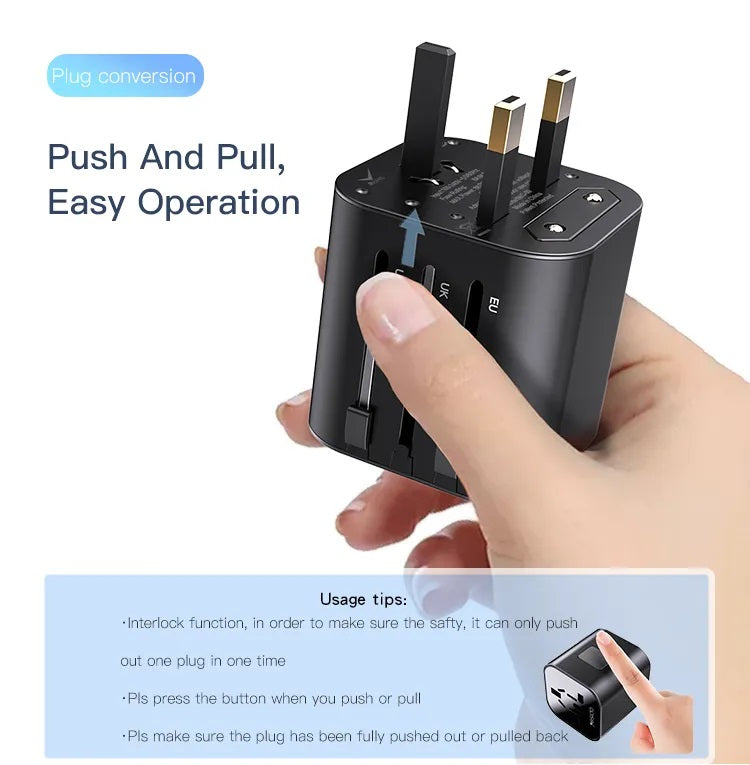 YESIDO MC09 Multi-function Universal Travel Adapter Plug