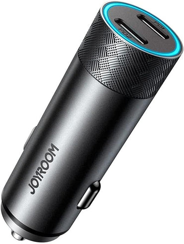 ● joyroom Car charger JR-CL13, 2x USB-C PD, 50W