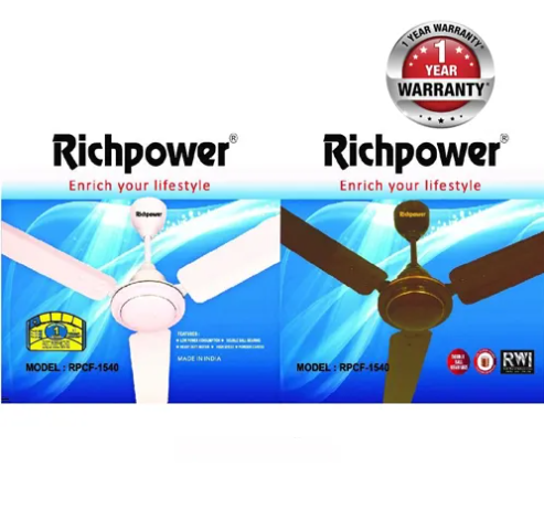 Indian Ceiling Fan 56 Inch Aluminum Blade Witrh 12 Months Warranty