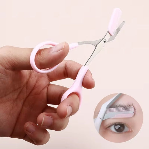 Eyebrow Trimmer Scissor with Comb Facial Hair Removal Makeup Tool Grooming Shaping Shaver Cosmetic