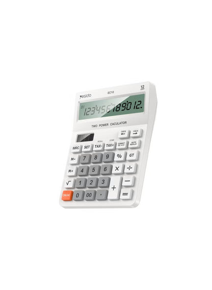 Yesido EC10 Solar Powered 12-Digit Calculator
