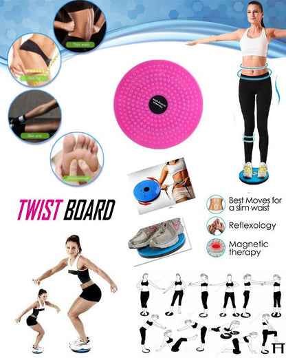 Twist Waist Disc with Rope/Twist Waist Disc Board Body Fitness Hip Twister Plate Exercise Therapy