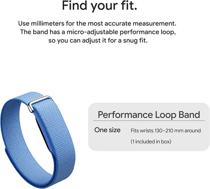 Google Fitbit Air - Screenless Activity Tracker with Fitness, Heart Rate, and Sleep Tracking- Up to 7 Days’ Battery Life - Works with iOS and Android