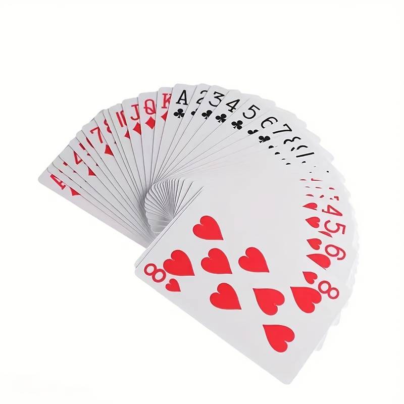 Premium Poker Size Playing Cards with 21 Points, Euchre and Canasta Standard Index -Superior Quality