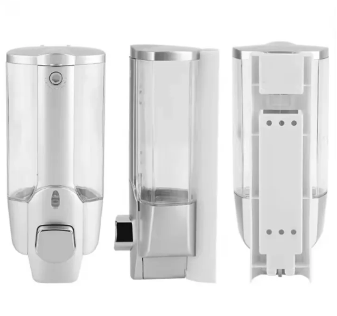 Shampoo Dispenser Wall Mounted Shower Liquid Dispenser Container for Bathroom Toilet
