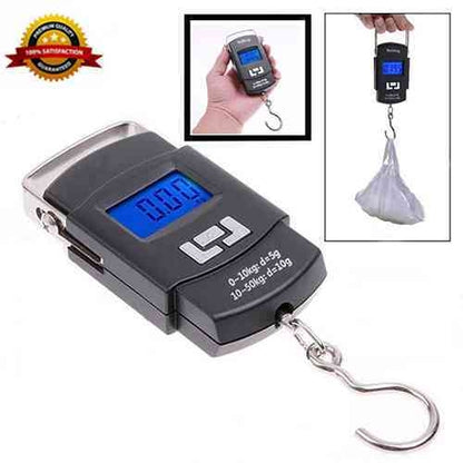 50Kg/10g Portable Digital Luggage Scale LCD Display Electronic Hanging Weighing Scale
