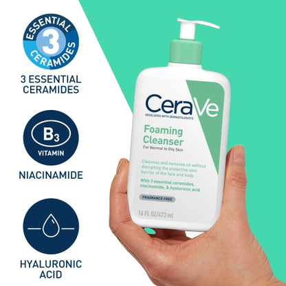 CeraVe Foaming Cleanser Normal to Dry Skin 237Ml