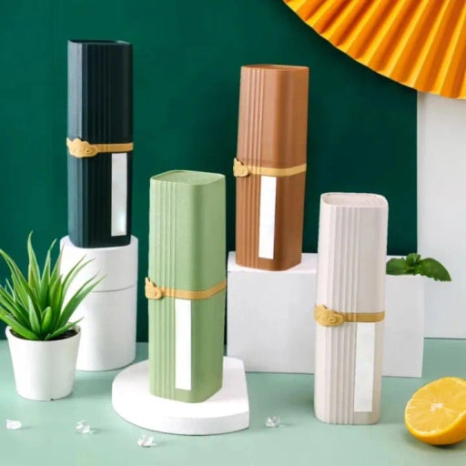 Portable Travel Toothbrush Holder and Toothpaste Case