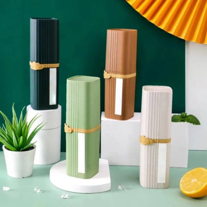 Portable Travel Toothbrush Holder and Toothpaste Case