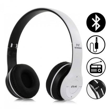 Gearbong P47 Wireless Bluetooth Headset Foldable HiFi Stereo Noise Cancelling Gaming Headphones
