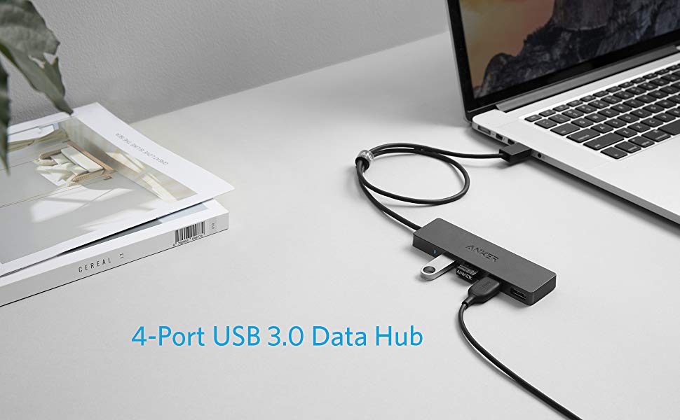 Anker 4-Port USB 3.0 Ultra Slim Data Hub