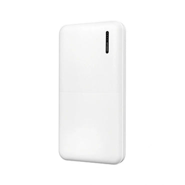 WiWU Wi-P067 10000mAh power bank with LED display, dual USB ports, and safe charging.
