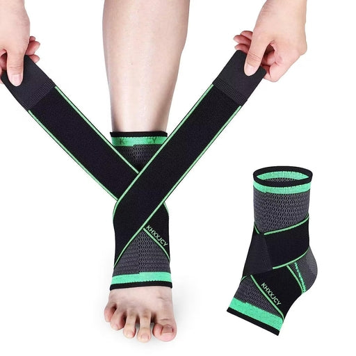 Ankle Brace Support Compression Sleeve Plantar Stabilizer Pain Relief Foot Wrap