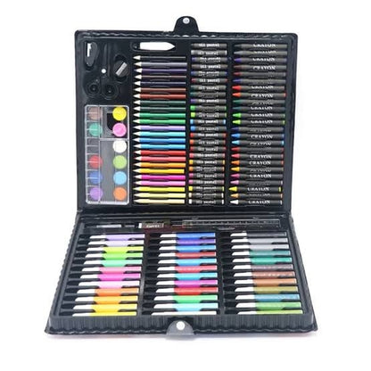 150 Pcs Kids Art Set Children Drawing Set Water Color Pen Crayon Oil Pastel Painting Drawing Tool