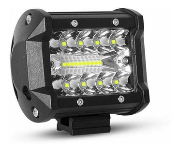Mini LED Fog Light Bar White Flood Beam for 4X4 SUV, Bike (Single Pcs)