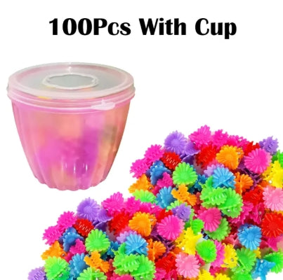Girls Mini Hair Clips Colorful Flower Hair Pins Plastic,Hair Band,Kids Hair Decoration