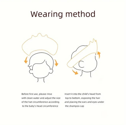 Adjustable Waterproof Shower Cap – Ideal for Hair Protection During Showers – Lightweight