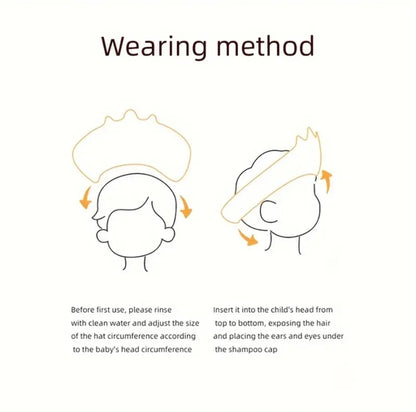 Adjustable Waterproof Shower Cap – Ideal for Hair Protection During Showers – Lightweight