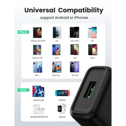 Ugreen 18W USB QC 3.0 Quick Charger Fast Wall Brick Adapter
