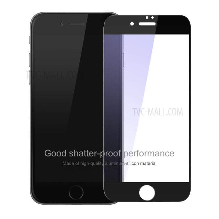 X-Level Anti-Blue-Ray 3D Tempered Glass Full Screen Protector for Apple iPhone 8 Plus - Black