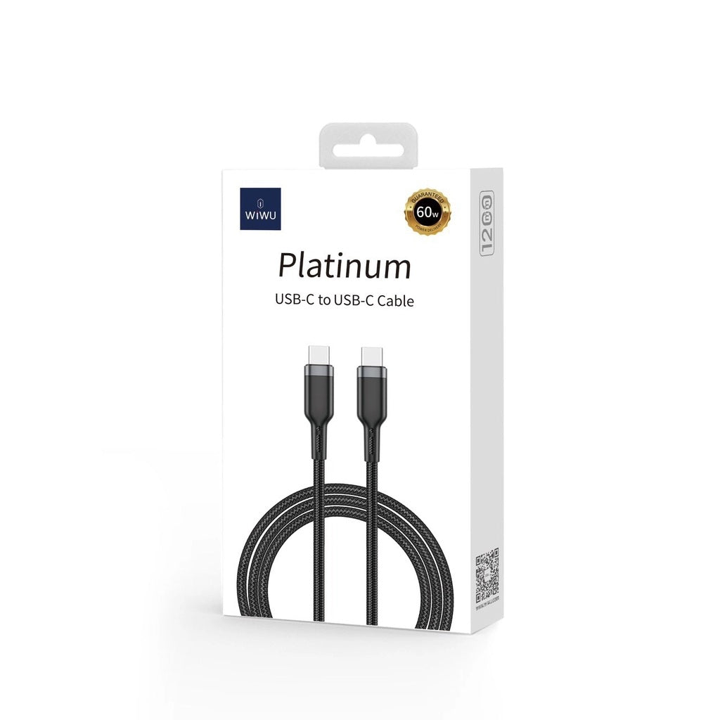 Wiwu WI-C013 Platinum 60W Type-C To Type-C - 120cm