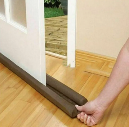 Twin Door Draft Guard & Energy-Saving Stopper | Double-Sided Draft Dodger & Noise Blocker