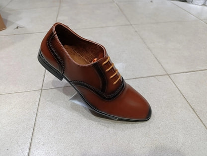Stylish Men’s Formal Shoe in a Rich Brown Leather Finish