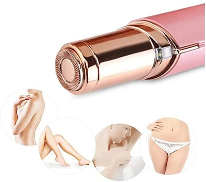 Rechargeable 18K Gold Women Facial Hair Remover | Precision Eyebrow Trimmer