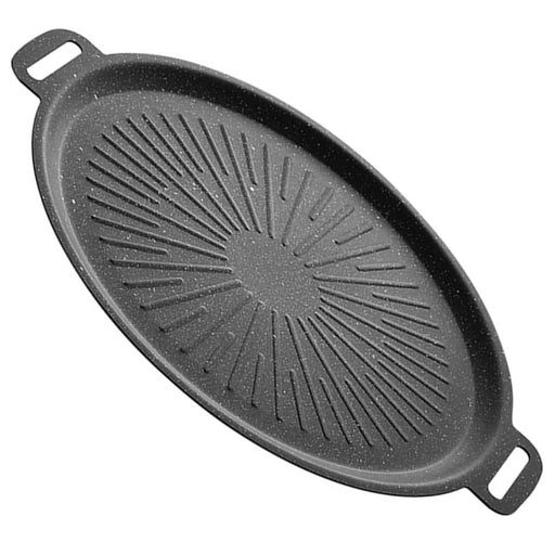 Outdoor Grilled Plate Non-Stick Steak Pan Griddle Pan 30Cm Diameter