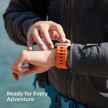 Strap for Apple Watch Band 49Mm 44Mm 45Mm 41Mm 40Mm 42Mm 38Mm Soft Silicone Sport Bracelet IWatch