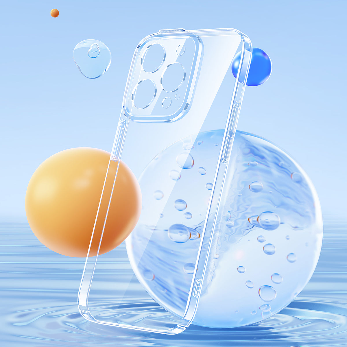 Baseus Crystal Ultra-Thin Case For 14 Pro 6.1-inch（Free Baseus tempered Glass + Cleaning kit）