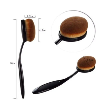 HUDA Professional Beauty Oval Make up Face Brush.