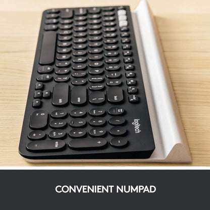 Logitech K780 Multi-Device Wireless Keyboard for Computer, Phone and Tablet – FLOW Cross-Computer Control Compatible – Speckles