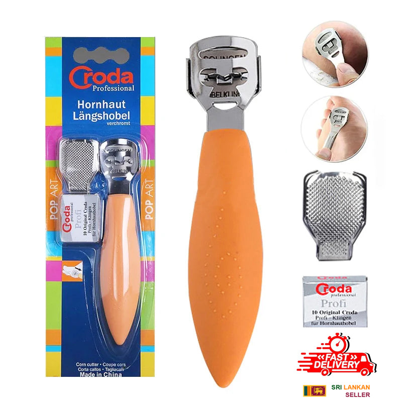Foot scrapper with 10 Blades Pedicure tools