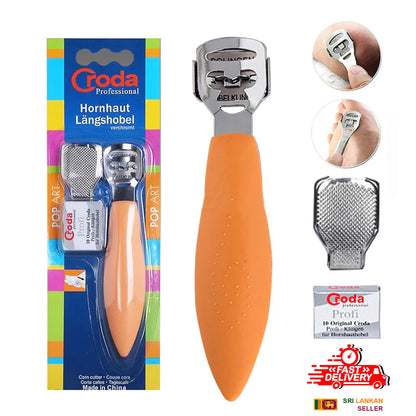 Foot scrapper with 10 Blades Pedicure tools