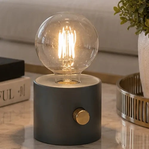 Rechargeable LED Camp Light, Antique Camping Lamp, Retro Camping Lamp Table Light