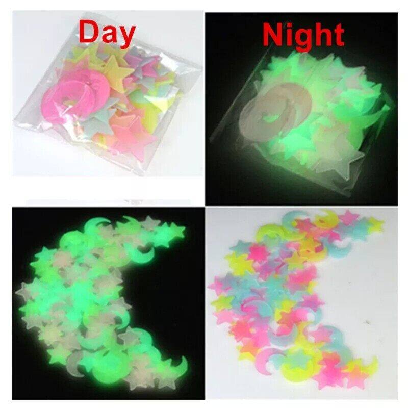 High Radium Star Stickers High Quality 3D Light Emitting Stars - 40 Pcs Radium Luminous Stars