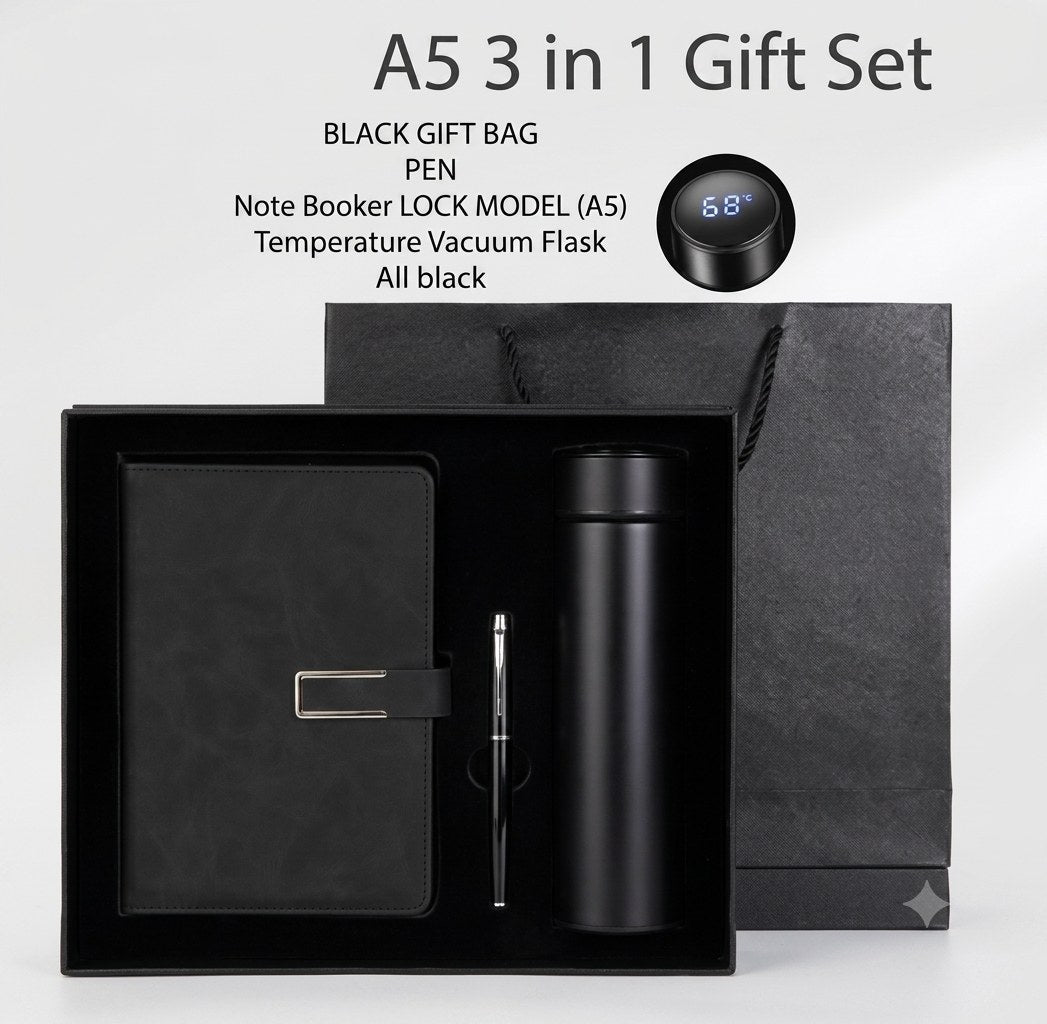 Vacuum Flask 500Ml Stainless Steel 3 Cup with Gift Box New Arrivals
