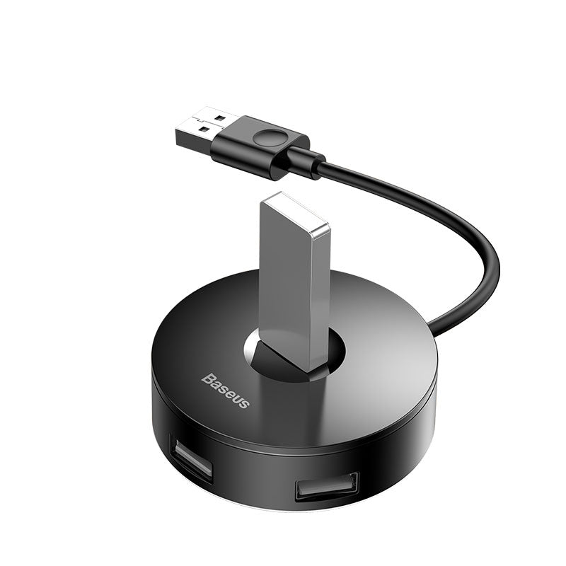 Baseus Round Box HUB Adapter 4 USB 3.0 Ports 5Gbps USB2.0 Support 4TB Hard Drives Hard U Disk