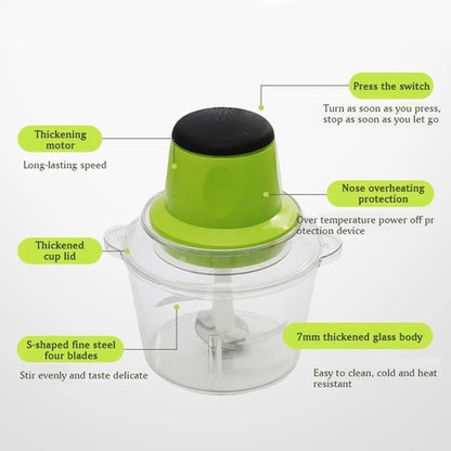 Electric Kitchen Kanwood Cooking Machine 2L Meat Grinder, Vegetable and Nuts Chopper