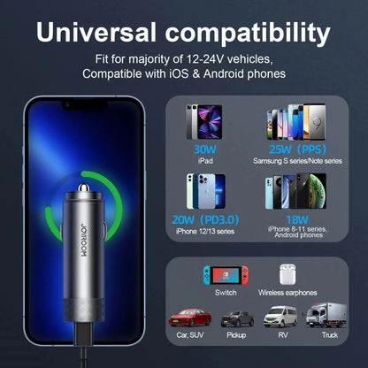 joyroom Car charger JR-CL13, 2x USB-C PD, 50W