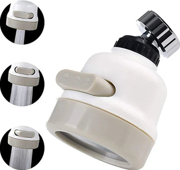 360Â° Rotatable Universal Splashproof Head 3 Modes Adjustable Sink Faucet Sprayer Sprinkler Tap