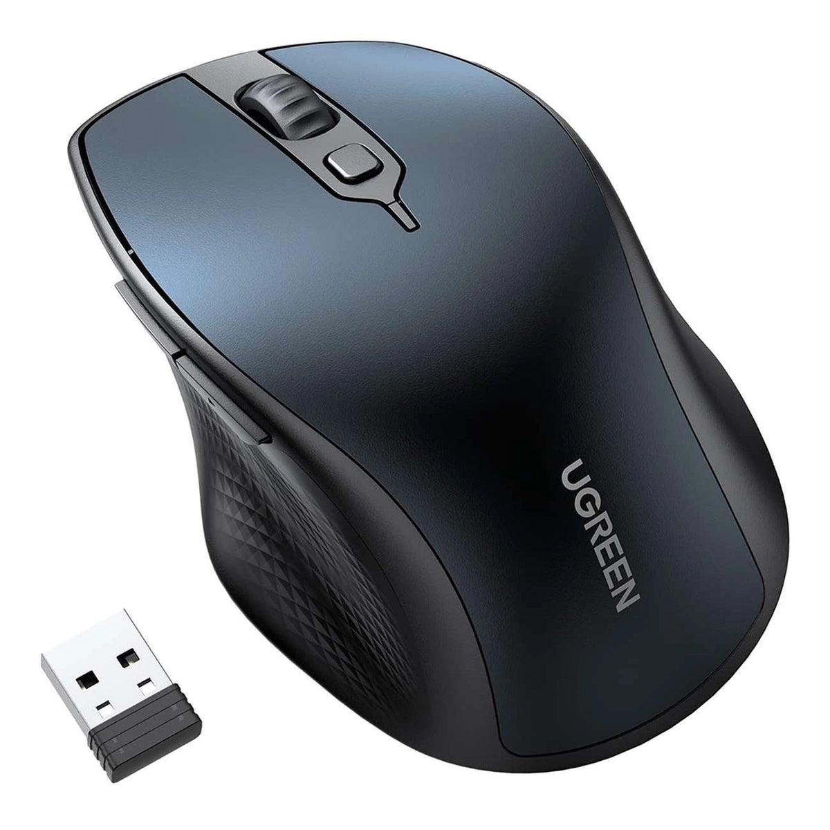UGreen Ergonomic Wireless Computer Mouse (MU101) Dual Mode Bluetooth & USB Receiver Connectivity