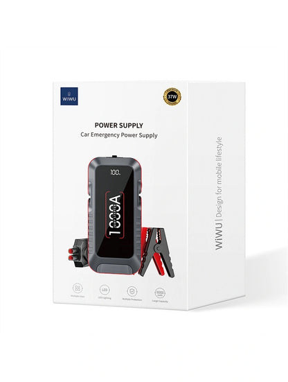 WiWU 1000A Car Power Inverter 12V Portable Jump Starter Multi Function USB Car adapter JS001