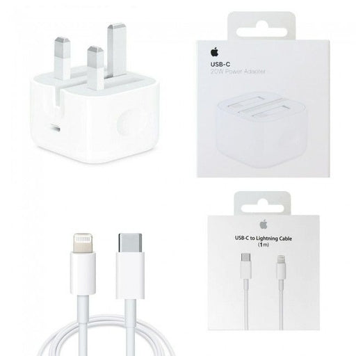 20W Fast Charger with USB-C to Lightning Cable, QC 3.0 for IPhone