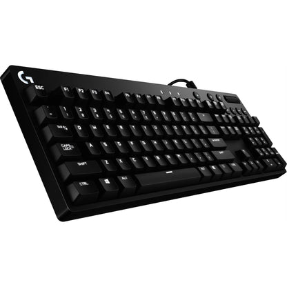 Logitech G610 Orion Blue Wired Gaming Mechanical Keyboard Monochrome Backlight Blue Switches - Black