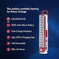 AIKO Super as-780 Rechargeable Flashlight (48LED Lights) -16 Inch