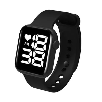 LED Digital Silicone Band Sports Belt Watch for Smart Men Boys Gents Ladies Unisex LED Watches