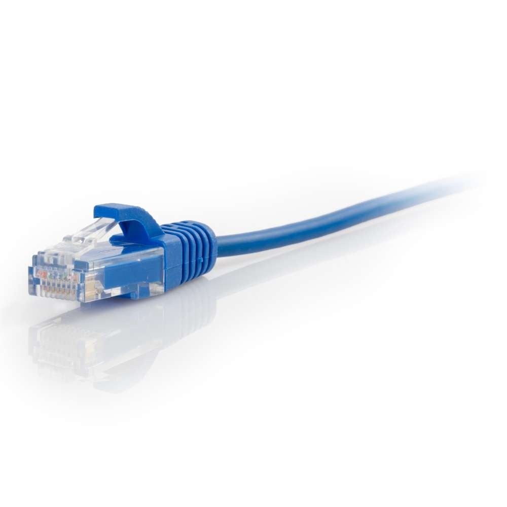 1M - Cat6 Ethernet Network Patch Cable Blue RJ45 ( 2Pcs Pack )