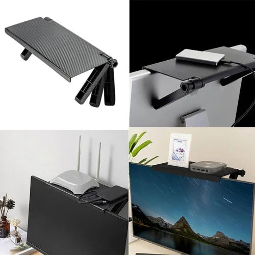 Computer / TV Screen Top Shelf Adjustable Screen Caddy